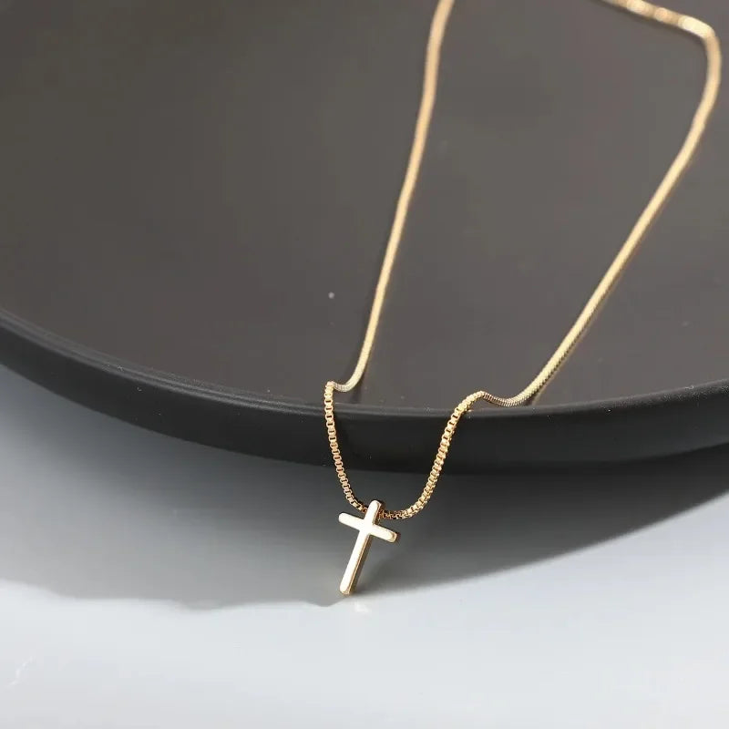 Minimalistic Cross Necklace