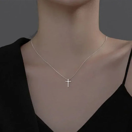 Minimalistic Cross Necklace