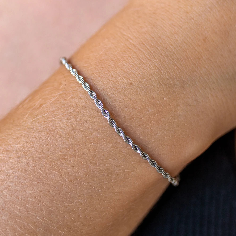 Stainless Steel Rope Bracelet