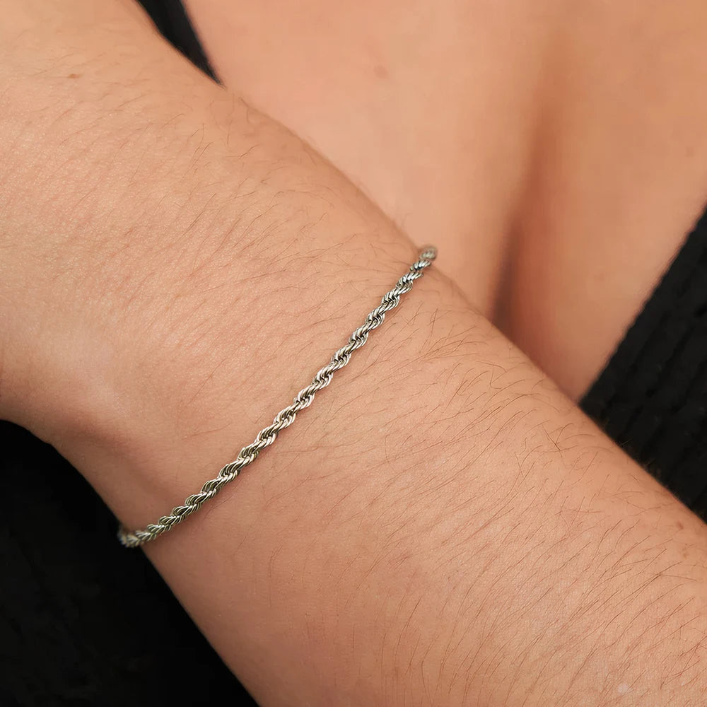 Stainless Steel Rope Bracelet